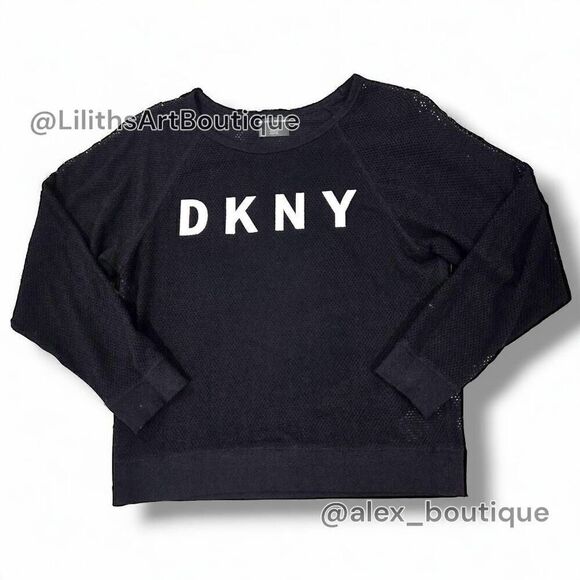 DKNY Sport Allover Mesh Sweatshirt(I001)-Size Xs for Women - Picture 5 of 9